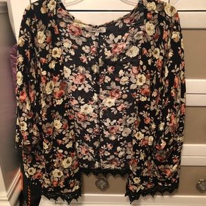 Plus Size Kimono